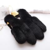 BLFFV04 Women Sleeveless Faux Fur Vests
