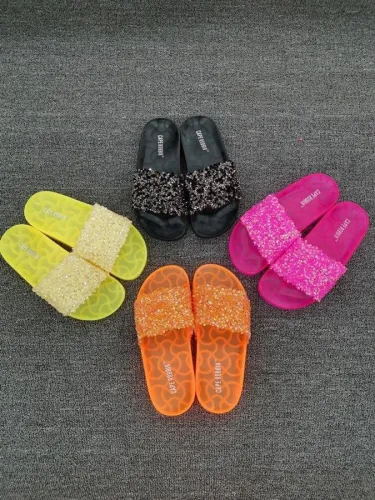 BLJS05 Candy Color Jelly Slides Slippers BFS15