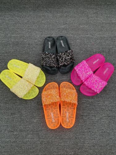 BLJS05 Candy Color Jelly Slides Slippers