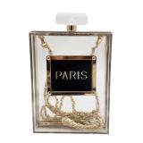 CDB06 acrylic bags Crystal Dinner evening party clutch with chains