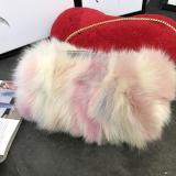 BLFSH02 Fox Fur Shoulder Handbags