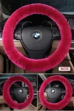 BLWC02 Short Wool Fur Steering Wheel Covers