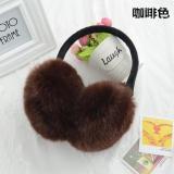 BLFFEM Fashion Faux Rabbit Fur Winter Earmuffs