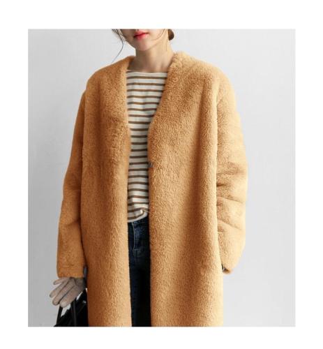 BLFC02 Fashion Faux Rex Rabbit Fur Coats