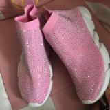BLCSP Crystal Sneakers Pink Shoes Rhinestones