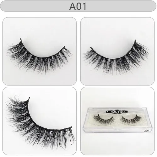 BLEA1-20 3D Fashion Mink Eyelashes Stages Eyelash