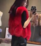BLFFV04 Women Sleeveless Faux Fur Vests