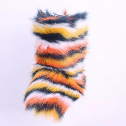 BLFFB01 Hot Sale Colorful Faux Fur Boots
