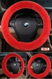 BLWC02 Short Wool Fur Steering Wheel Covers