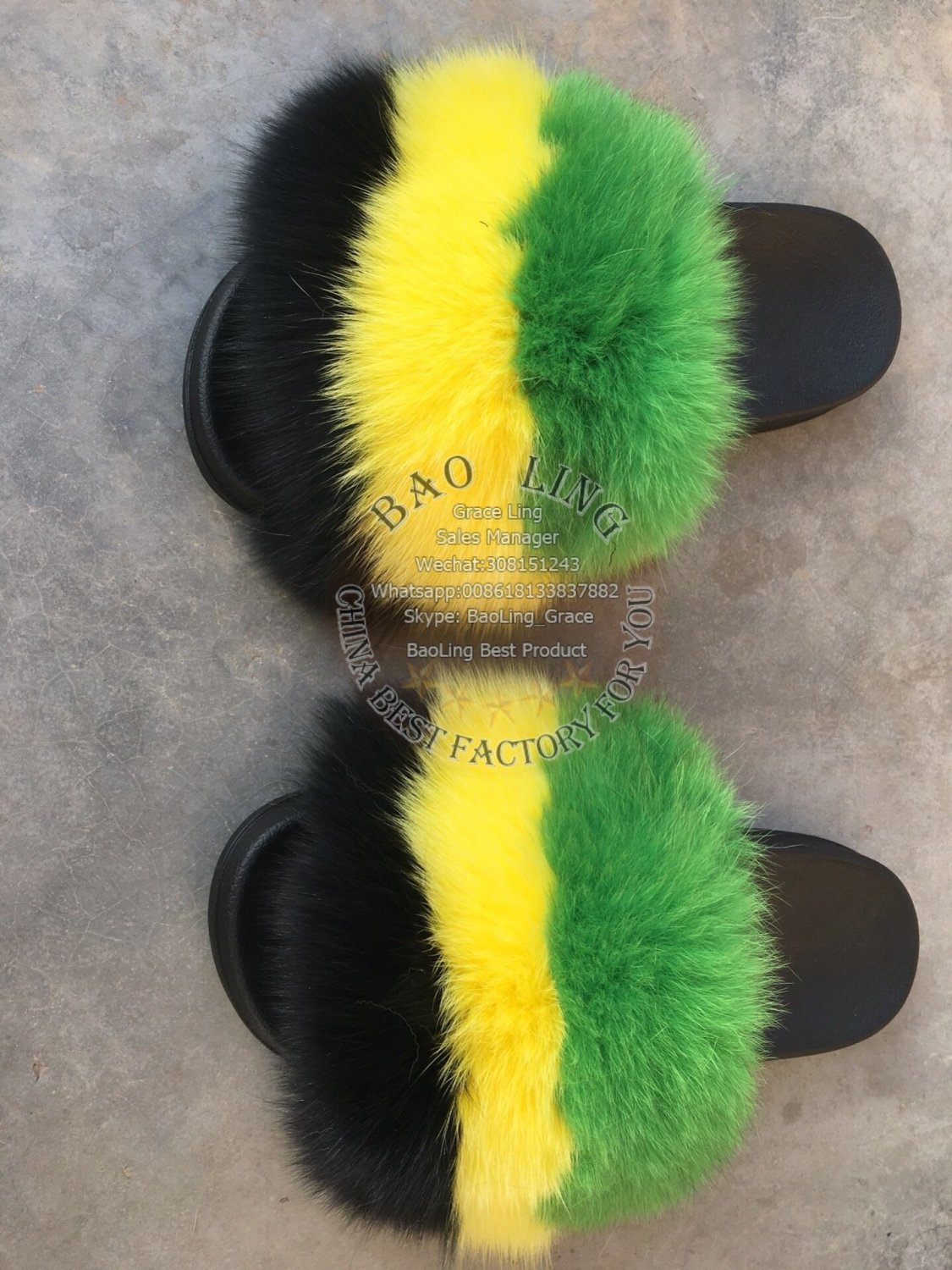 fox fur slider