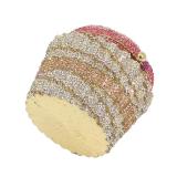 CDB02 ice cream crystal Dinner party clutch bags with Chains