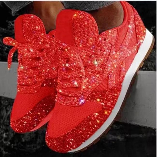 SneakerN4 Fashion Crystal Sneakers