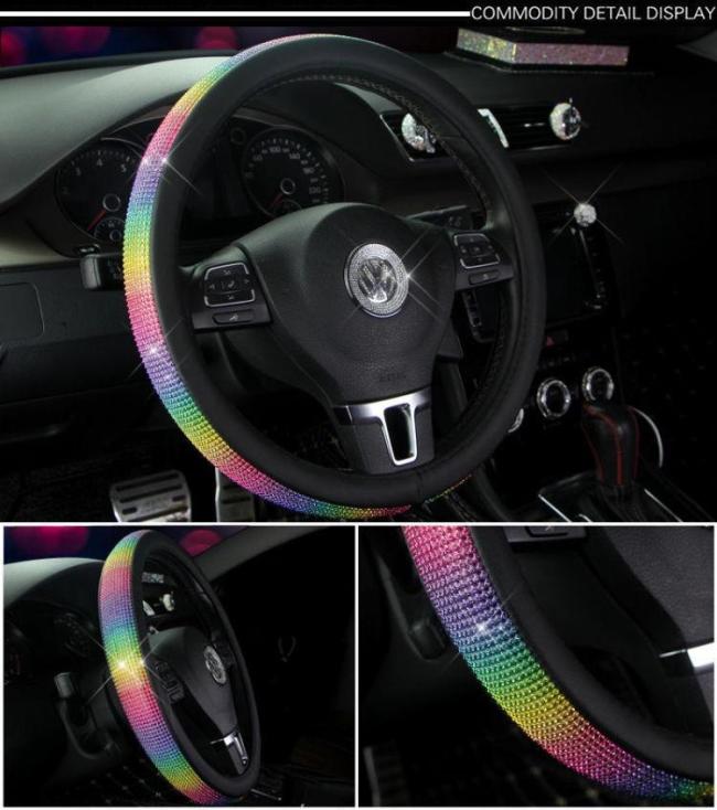 BLWC01 Crystal Steering Wheel Cover