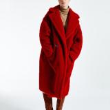 Winter Nice Quality Teddy Faux Lamb Sheepskin Fur Woman Coats