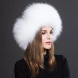BLFC01 Leifeng High Quality Luxury Fox and Raccoon Fur Cap