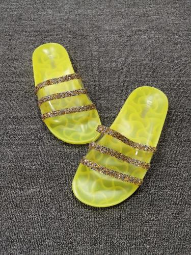BLJS06 Candy Color Jelly Slides Slippers