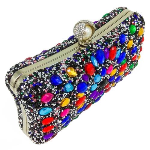 CDB05 bags Crystal Dinner evening party clutch with chains