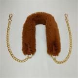 BLBFS Rabbit Fur Different Colors Chain Bags Fur Straps
