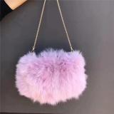 BLFSH02 Fox Fur Shoulder Handbags