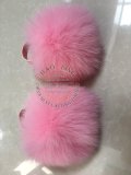 BLBR Super Cute Baby Pink Fur Slides Slippers