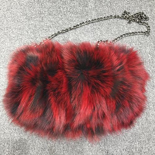 BLFSH02 Fox Fur Shoulder Handbags