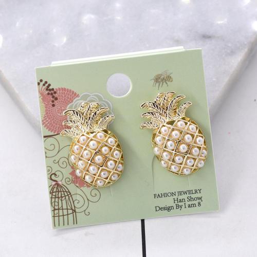 BLEA46230 Fashion Pineapple Earrings for women Jewelry