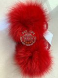 BLBR Super Cute Baby Red Fur Slides Slippers