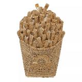 CDB01 French fries crystal Dinner party bags with Chains