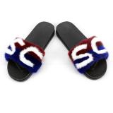 BLMSC Customized SC Mink Fur Slides Slippers