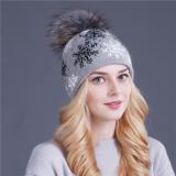 BLFH Wool Fur 15cm Raccoon Fur pompom Hats