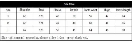 BLWCS Knitted Sweater Outfit Casual 2 pcs Tops and Pants