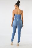 BLPJ02 Fashion Jeans Bodysuit