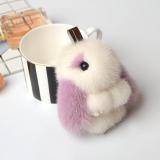 BLMBK Mink Fur Bunny Keychains