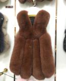 BLRFV01 Real Fox Fur Vest