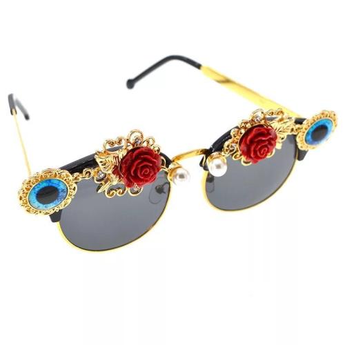 BLS456565 Crystal Fashion Design Sunglasses Sunnies Shades