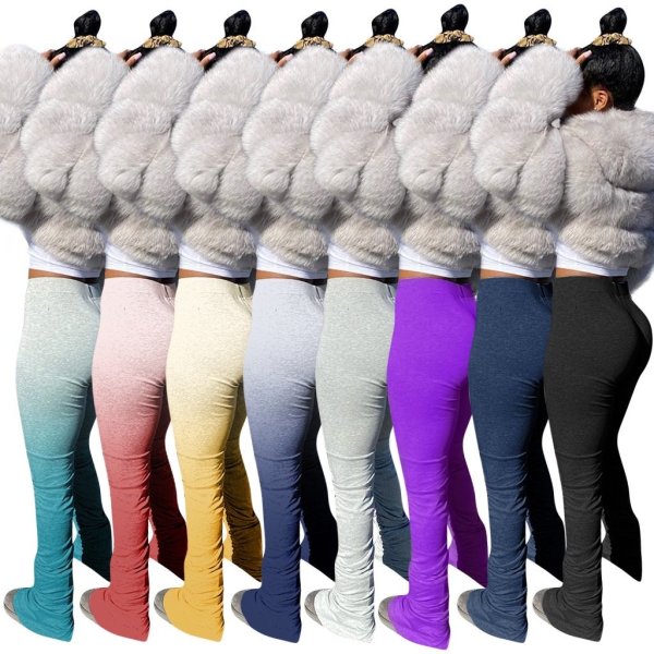 stacked pants