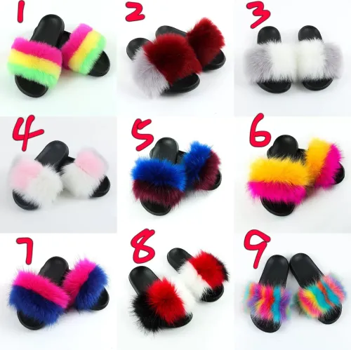 Faux Fur Slides Slipper