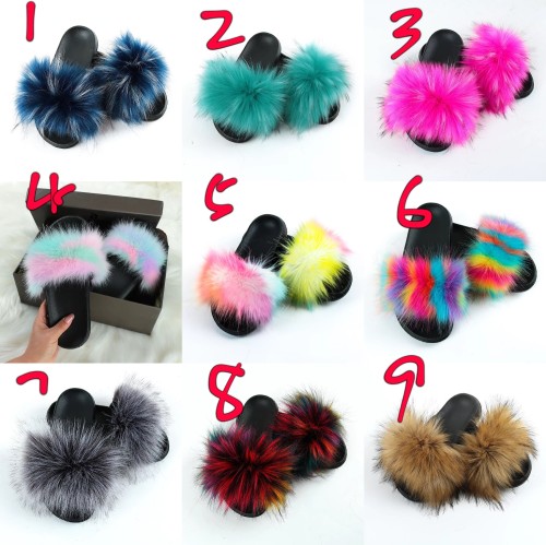 Faux Fur Slides Slipper