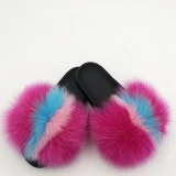 Fur Slides Slipper Slippers Slide Purse Bag