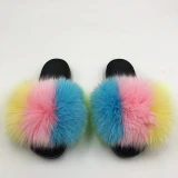 Fur Slides Slipper Slippers Slide Purse Bag