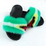 Faux Fur Slides Slipper Slippers Slide