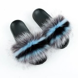 Faux Fur Slides Slipper Slippers Slide