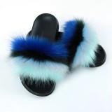 Faux Fur Slides Slipper Slippers Slide