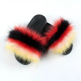 Faux Fur Slides Slipper Slippers Slide