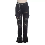 HSF2084 Fashion Jeans Pants Pant