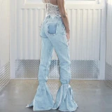 HSF2102 Fashion Jeans Pants Pant