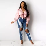 HSF2260 Fashion Jeans Pants Pant