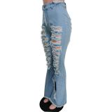 F8278  Fashion Jeans Pants Pant