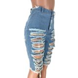 LM8145 Fashion Jeans Pants Pant Shorts Short