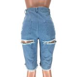 LM8145 Fashion Jeans Pants Pant Shorts Short